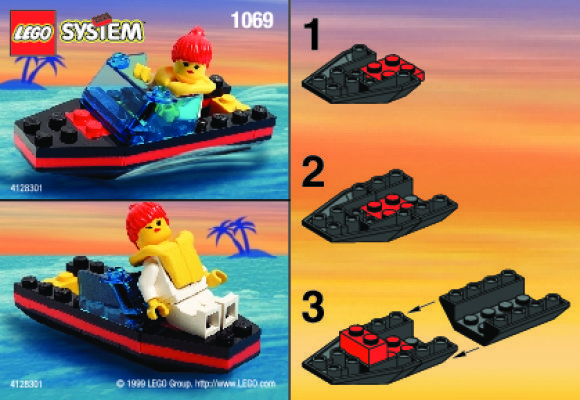 Notice / Instructions de Montage - LEGO - 1069 - 2882 SPEED BOAT (NBD): Page 1