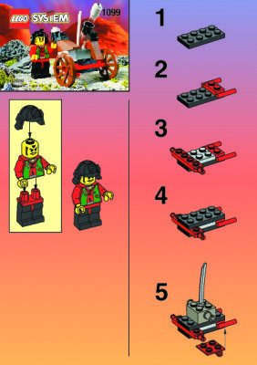 Notice / Instructions de Montage - LEGO - 1099 - 3016 NINJA BLASTER (NBD): Page 1