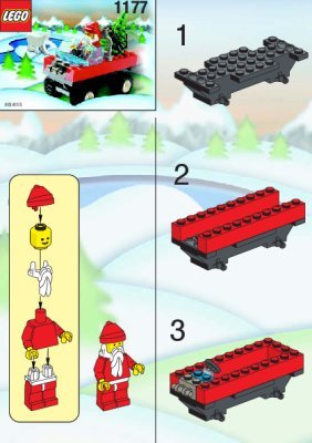 Notice / Instructions de Montage - LEGO - 1177 - SANTA'S TRUCK: Page 1