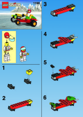 Notice / Instructions de Montage - LEGO - 1190 - CAR: Page 1