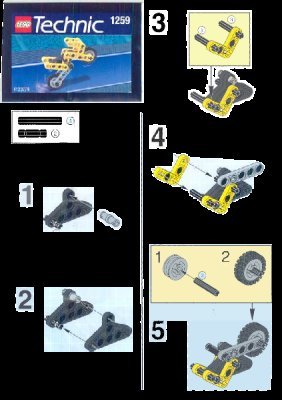 Notice / Instructions de Montage - LEGO - 1259 - MOTOR CYCLE: Page 1