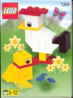 Notice / Instructions de Montage - LEGO - 1264 - HEN WITH CHICKEN: Page 1