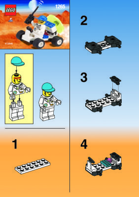 Notice / Instructions de Montage - LEGO - 1265 - MOON BUGGY (OLD 1180): Page 1