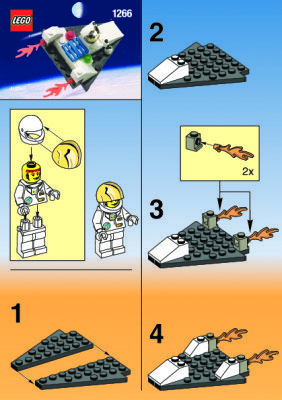 Notice / Instructions de Montage - LEGO - 1266 - SPACE PROBE (OLD 1181): Page 1