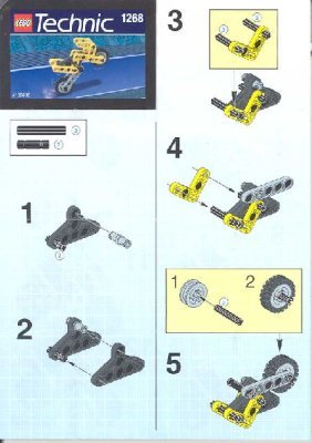 Notice / Instructions de Montage - LEGO - 1268 - BIKE BLASTER (OLD 3003): Page 1