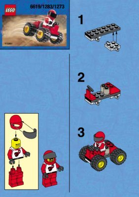 Notice / Instructions de Montage - LEGO - 1273 - ROUGH RIDER (OLD 6619): Page 1