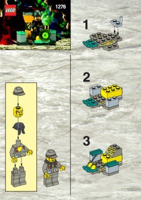 Notice / Instructions de Montage - LEGO - 1276 - HELICOPTER: Page 1