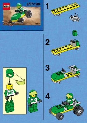 Notice / Instructions de Montage - LEGO - 1284 - GREEN BUGGY: Page 1