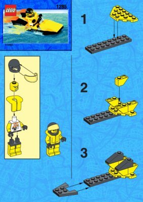 Notice / Instructions de Montage - LEGO - 1285 - YELLOW RACER BOAT: Page 1