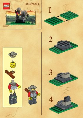 Notice / Instructions de Montage - LEGO - 1287 - DEFENCE ARCHER: Page 1