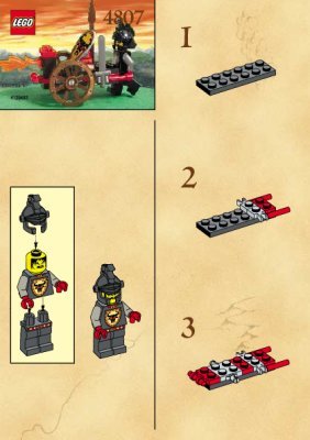 Notice / Instructions de Montage - LEGO - 1288 - FIRE ATTACK: Page 1