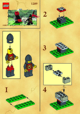 Notice / Instructions de Montage - LEGO - 1289 - SMALL CATAPULT: Page 1