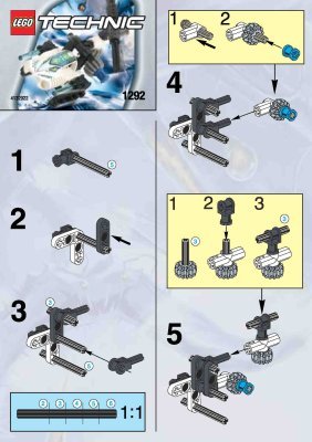 Notice / Instructions de Montage - LEGO - 1292 - ICE EXPLORER: Page 1