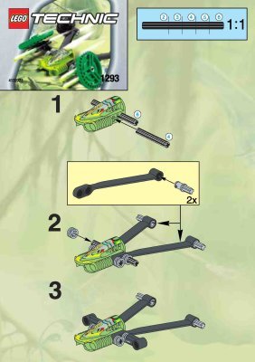 Notice / Instructions de Montage - LEGO - 1293 - SWAMP CRAFT: Page 1