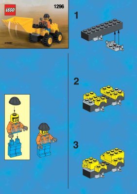 Notice / Instructions de Montage - LEGO - 1296 - EXCAVATOR: Page 1