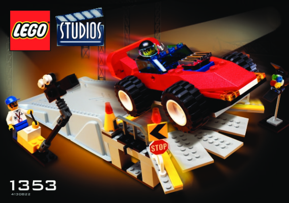 Notice / Instructions de Montage - LEGO - 1353 - Car Stunt Studio: Page 1