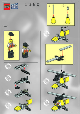 Notice / Instructions de Montage - LEGO - 1360 - DIRECTOR'S COPTER: Page 1