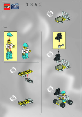 Notice / Instructions de Montage - LEGO - 1361 - CAMERA CAR: Page 1