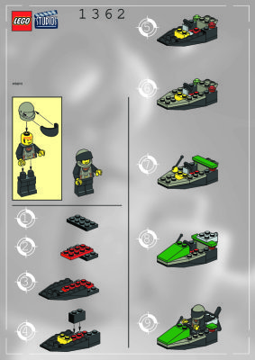 Notice / Instructions de Montage - LEGO - 1362 - AIR BOAT: Page 1