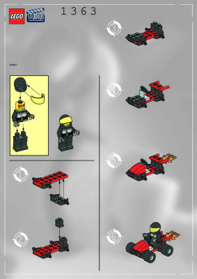 Notice / Instructions de Montage - LEGO - 1363 - STUNT GO-CART: Page 1