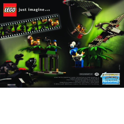 Notice / Instructions de Montage - LEGO - 1370 - Raptor Rumble Studio: Page 1