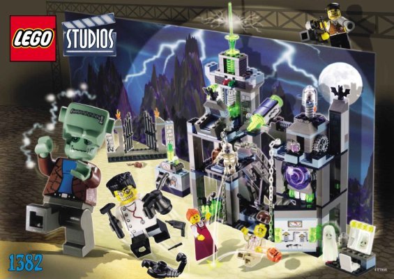 Notice / Instructions de Montage - LEGO - 1382 - Scary Laboratory: Page 1