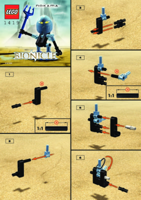 Notice / Instructions de Montage - LEGO - 1419 - NOKAMA: Page 1