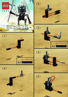 Notice / Instructions de Montage - LEGO - 1420 - NUJU: Page 1