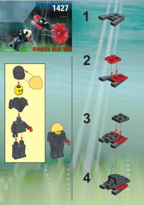 Notice / Instructions de Montage - LEGO - 1427 - OGEL UNDERWATER SLIZER: Page 1