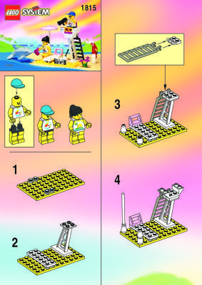 Notice / Instructions de Montage - LEGO - 1815 - PARADISA SMALL BEACH: Page 1