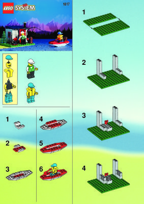 Notice / Instructions de Montage - LEGO - 1817 - INFLIGHT FOREST FLYER: Page 1