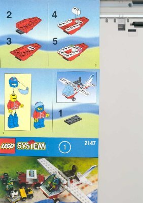 Notice / Instructions de Montage - LEGO - 2147 - INFLIGHT DRAGON FLY: Page 1