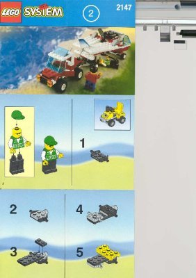 Notice / Instructions de Montage - LEGO - 2147 - INFLIGHT DRAGON FLY: Page 1