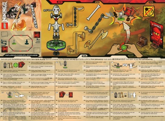 Notice / Instructions de Montage - LEGO - 2174 - Kruncha: Page 1