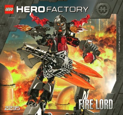 Notice / Instructions de Montage - LEGO - 2235 - FIRE LORD: Page 1