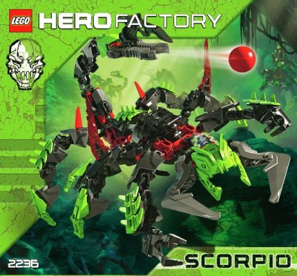 Notice / Instructions de Montage - LEGO - 2236 - Scorpio: Page 1