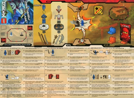 Notice / Instructions de Montage - LEGO - 2257 - Spinjitzu Starter Set: Page 1