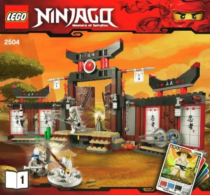 Notice / Instructions de Montage - LEGO - 2504 - Spinjitzu Dojo: Page 1