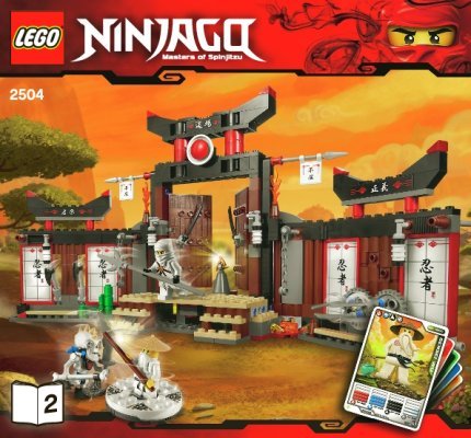 Notice / Instructions de Montage - LEGO - 2504 - Spinjitzu Dojo: Page 1