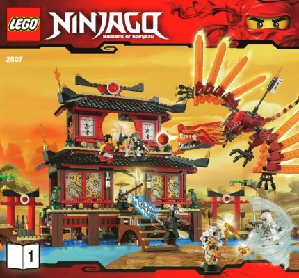 Notice / Instructions de Montage - LEGO - 2507 - Fire Temple: Page 1