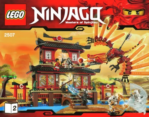 Notice / Instructions de Montage - LEGO - 2507 - Fire Temple: Page 1