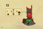 Notice / Instructions de Montage - LEGO - 2516 - Ninja Training Outpost: Page 10