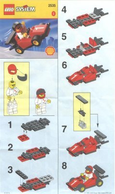 Notice / Instructions de Montage - LEGO - 2535 - FERRARI: Page 1