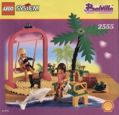 Notice / Instructions de Montage - LEGO - 2555 - GIRLS ON BEACH: Page 1