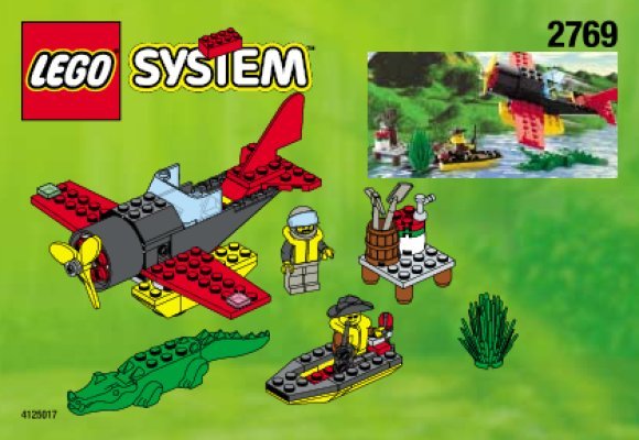 Notice / Instructions de Montage - LEGO - 2769 - INFLIGHT JUNGLE EXPRESS: Page 1