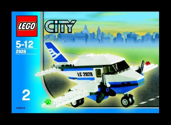 Notice / Instructions de Montage - LEGO - 2928 - City In-Flight 2006: Page 1