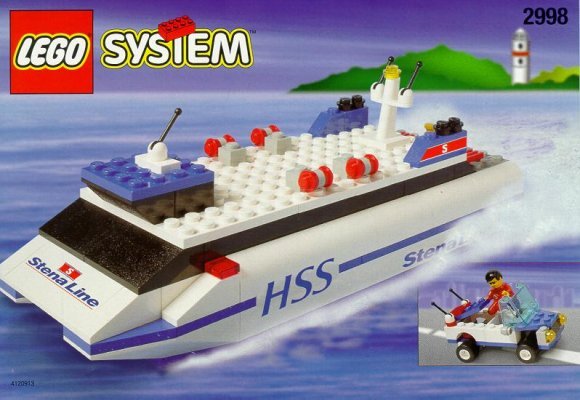 Notice / Instructions de Montage - LEGO - 2998 - STENA LINE CATAMARAN: Page 1