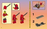 Notice / Instructions de Montage - LEGO - 3051 - RED DRAGON'S ATTACK: Page 2