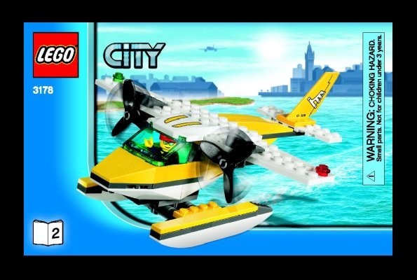 Notice / Instructions de Montage - LEGO - 3178 - Seaplane: Page 1