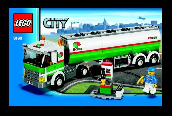 Notice / Instructions de Montage - LEGO - 3180 - Tank Truck: Page 1